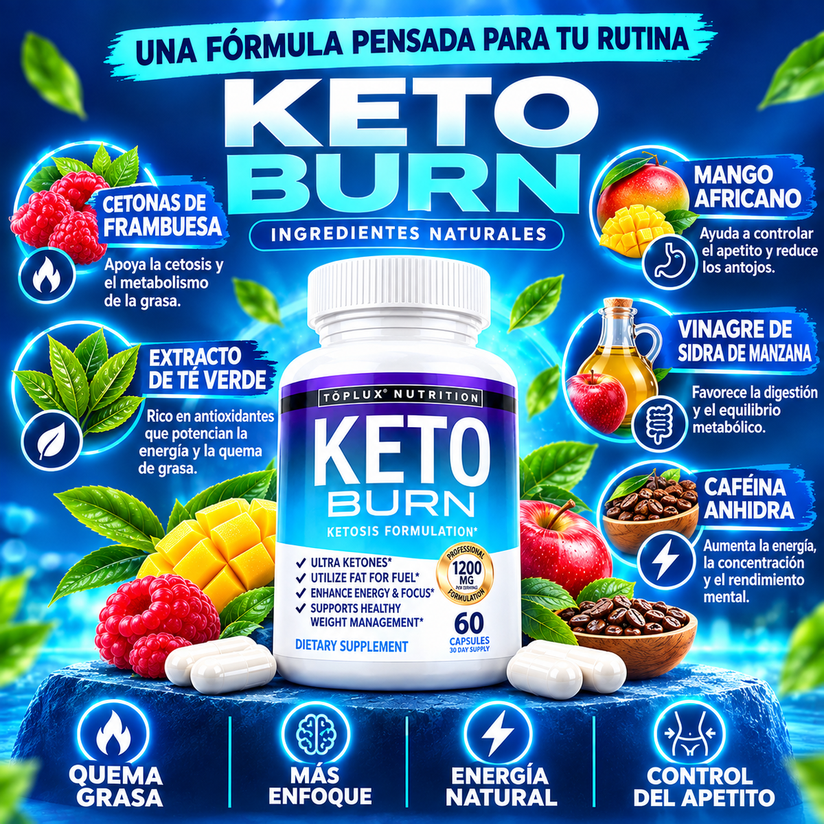 keto burn™-Menos antojos, más energía, cetosis real