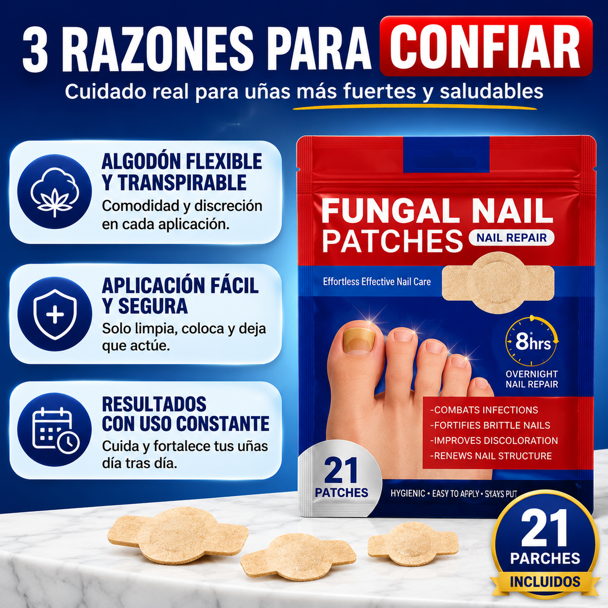 NailCare™ – Parches para Uñas Sanas | 2x1 por tiempo limitado