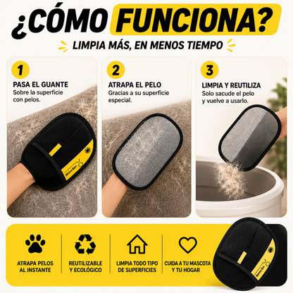 PetGlove Pro™- PACK 2 Guante Removedor Pelo 2 En 1